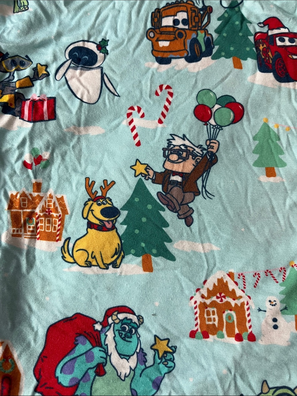 Little Sleepies Pixar Holiday Character Pajama Set. Unisex. Worn once